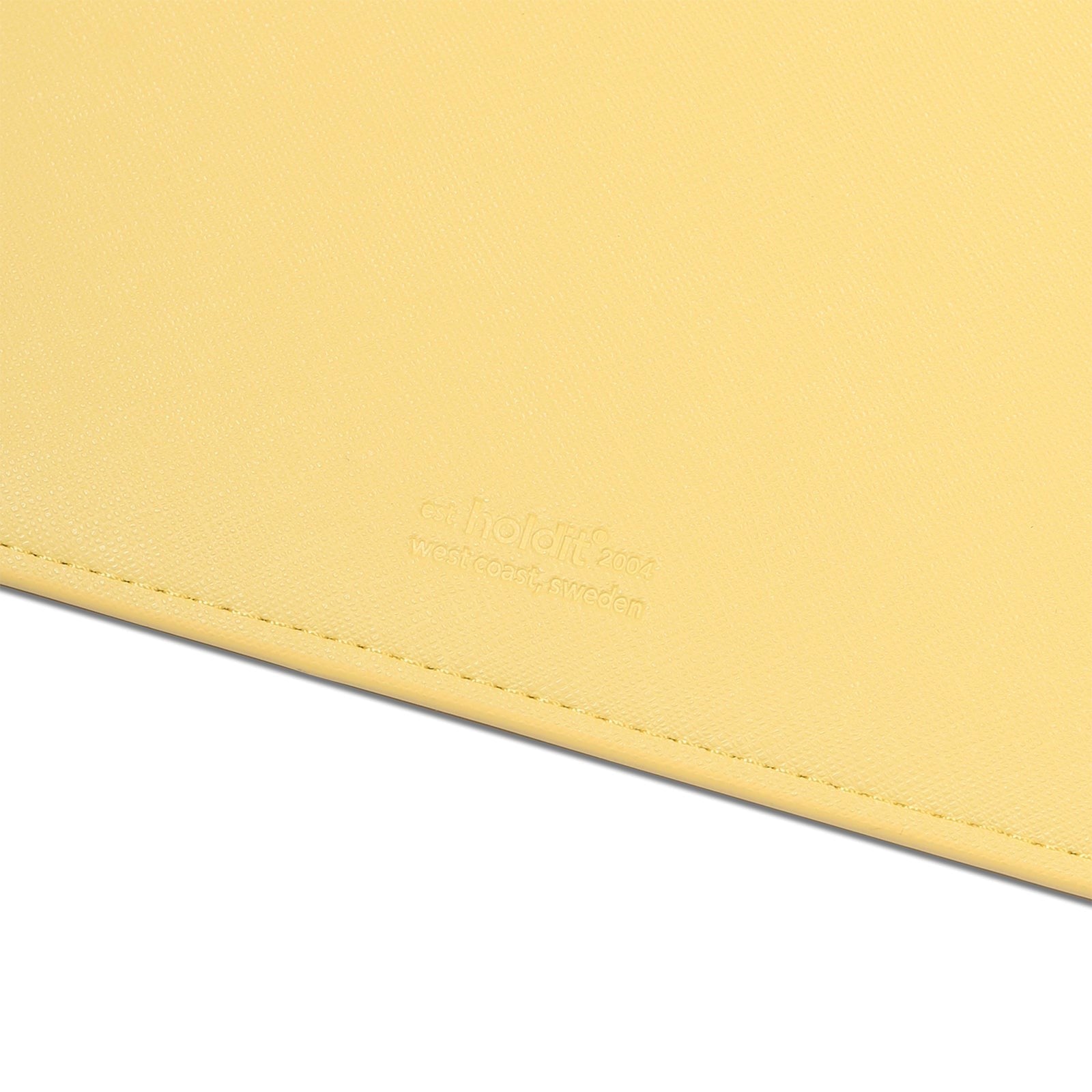 Holdit Læder MacBook / Laptop Case 16" (39 x 27 cm) - Gul
