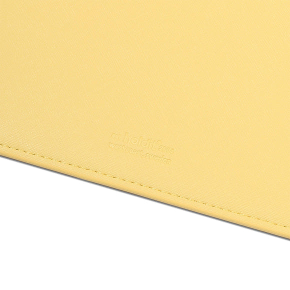 Holdit Læder MacBook / Laptop Case 16" (39 x 27 cm) - Gul