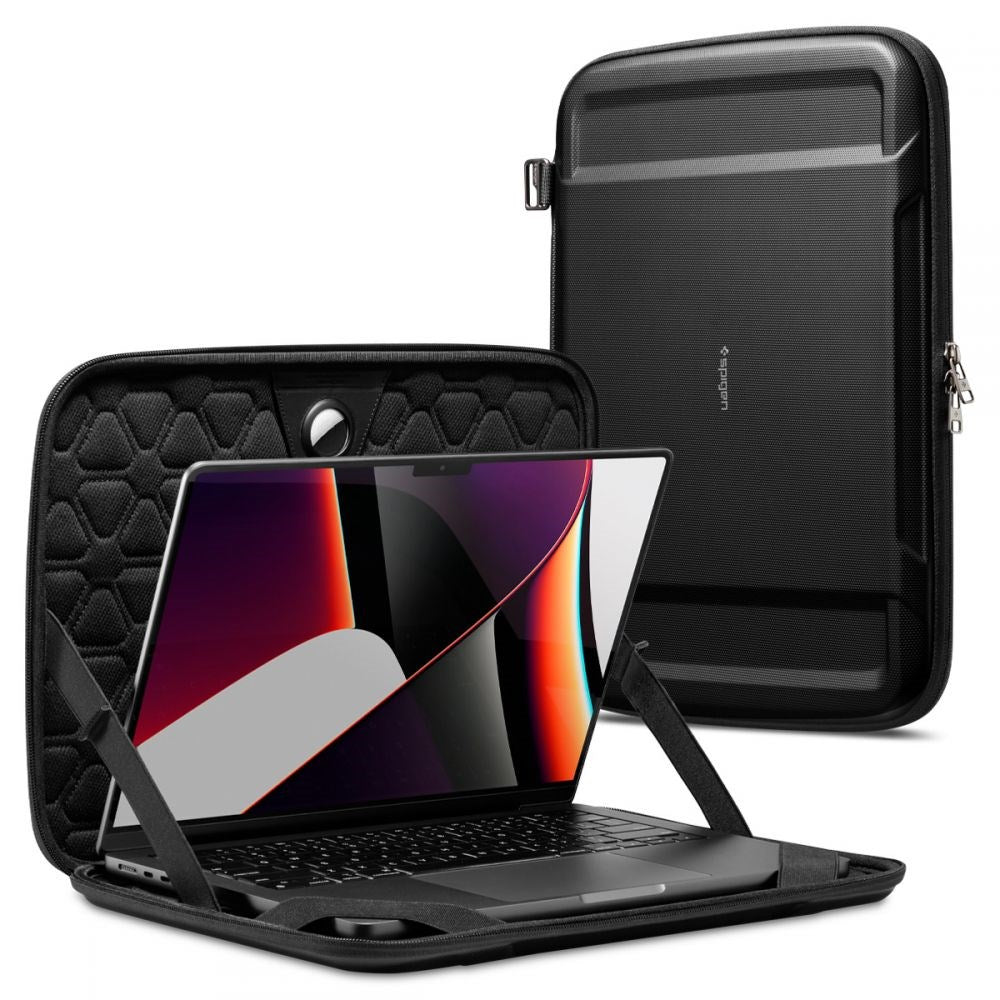 Spigen Rugged Armor Pouch Til 13-14" - Sort