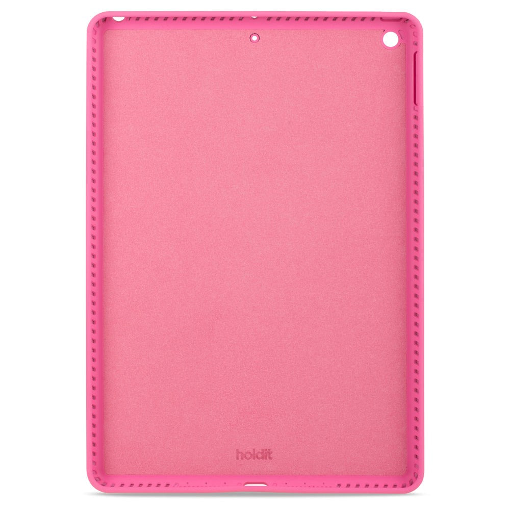 iPad 10.2" (2021 / 2020 / 2019) Holdit Silikone Cover - Bright Pink