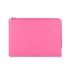Holdit Vegansk Læder Sleeve til MacBook / Laptop 16" (38.5 x 25cm) - Bright Pink
