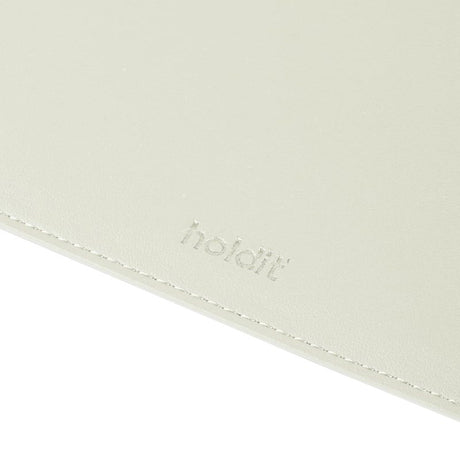 Holdit Vegansk Læder Sleeve til MacBook / Laptop 14" (32.5 x 22.7cm) - White Moss