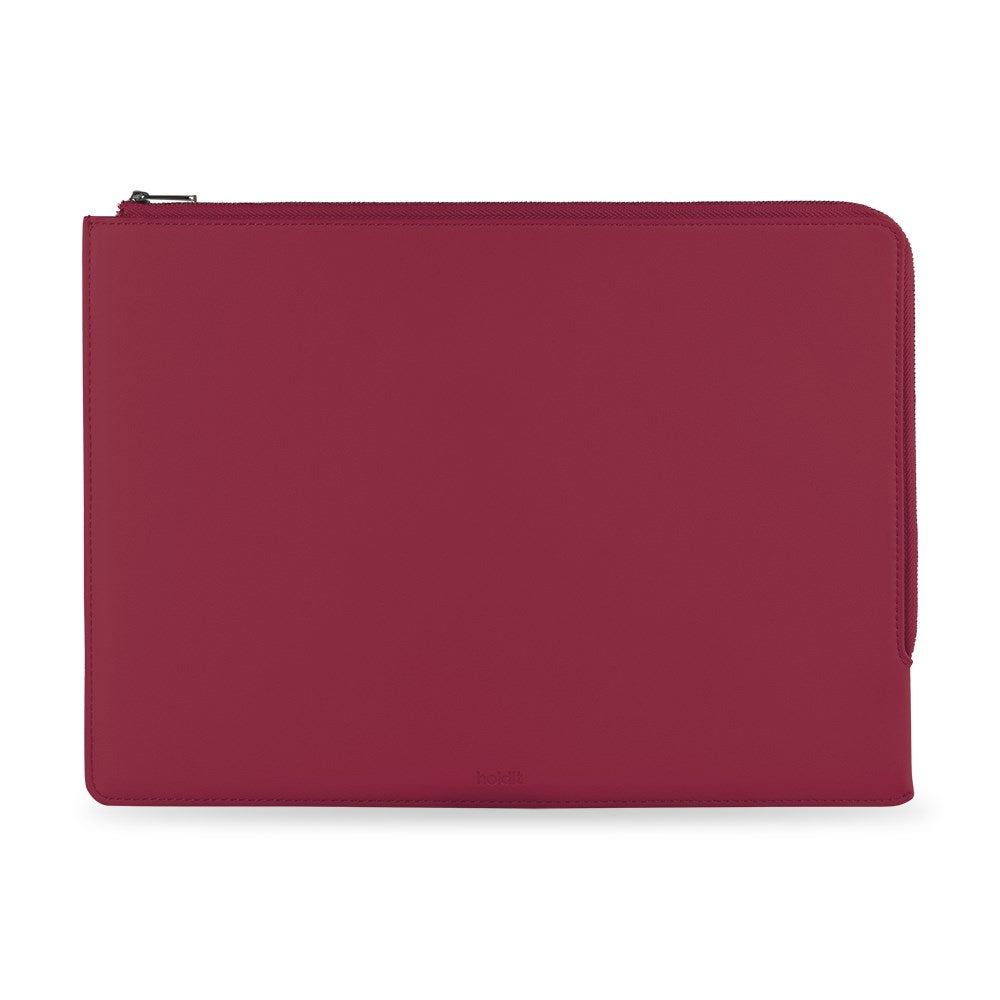 Holdit Læder Sleeve til MacBook / Laptop 14" (32,5 x 22.7 x 1.7 cm) - Red Velvet