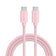Smartline (60W) USB-C til USB-C Braidy Kabel 2m - Lyserød