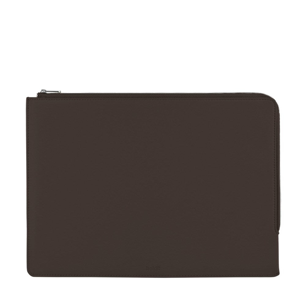 Holdit Kunstlæder Sleeve til MacBook / Laptop 14" (34.2 x 24.2cm) - Chocolate