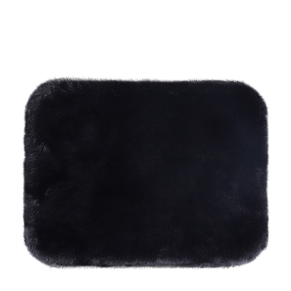 Holdit Kunstpels Sleeve til MacBook / Laptop 14" (34.2 x 24.2cm) - Sort