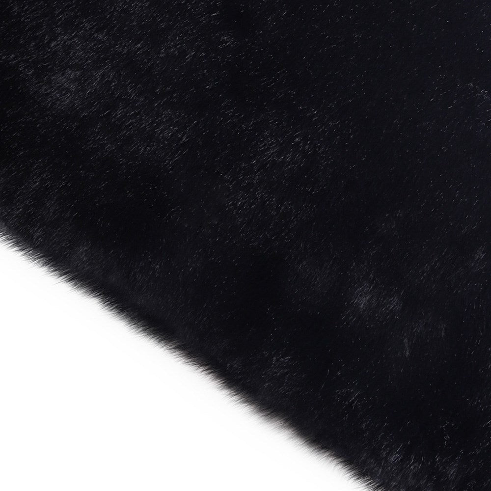 Holdit Kunstpels Sleeve til MacBook / Laptop 14" (34.2 x 24.2cm) - Sort
