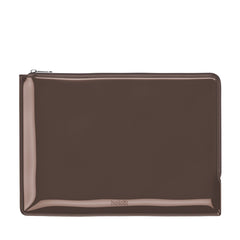 Holdit Laklæder Sleeve til MacBook / Laptop 14" (34.2 x 24.2cm) - Chocolate