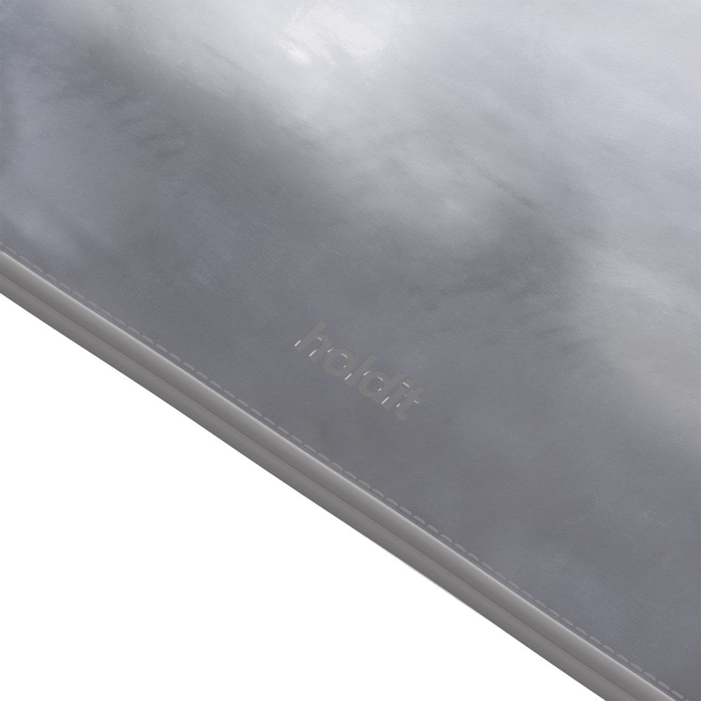 Holdit Laklæder Sleeve til MacBook / Laptop 14" (34.2 x 24.2cm) - Sølv