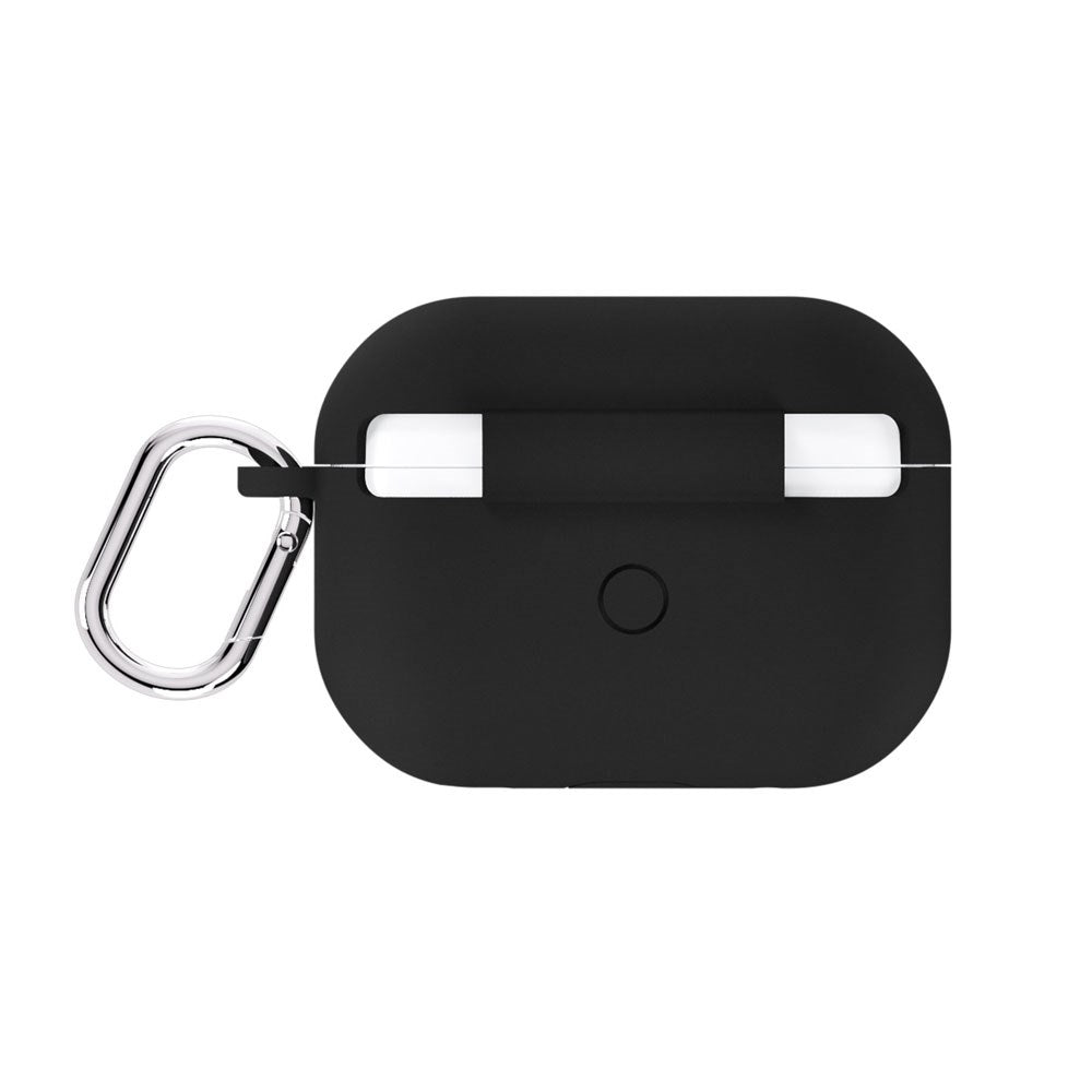 Apple AirPods Pro (1. & 2. Gen.) Holdit Silicone Case m. Karabinhage - Black
