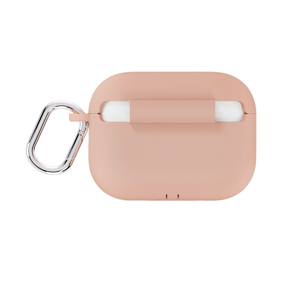 Apple AirPods Pro (3. Gen.) Holdit Silicone Case m. Karabinhage - Bare Pink