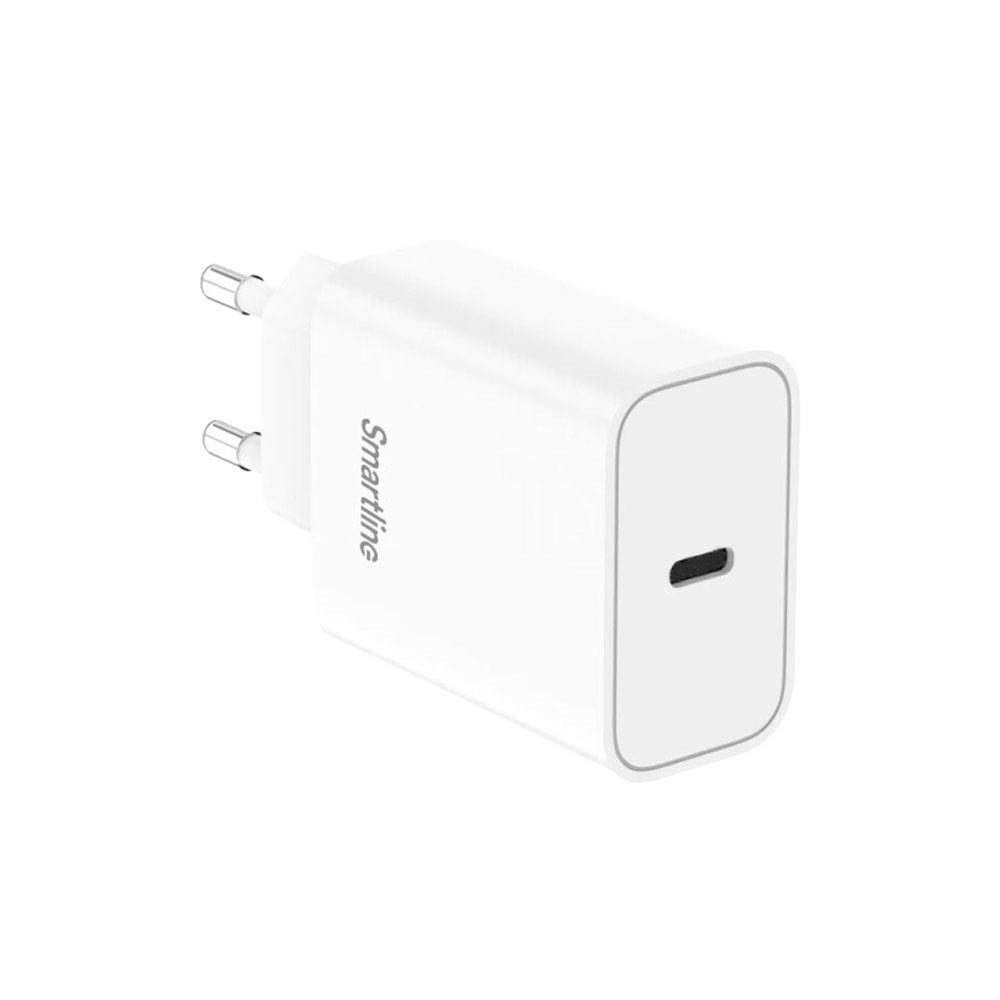 Smartline 65W Vægoplader m. 1x USB-C - Hvid