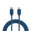 Smartline (60W) USB-C til USB-C Braidy Kabel 2m - Mørkeblå