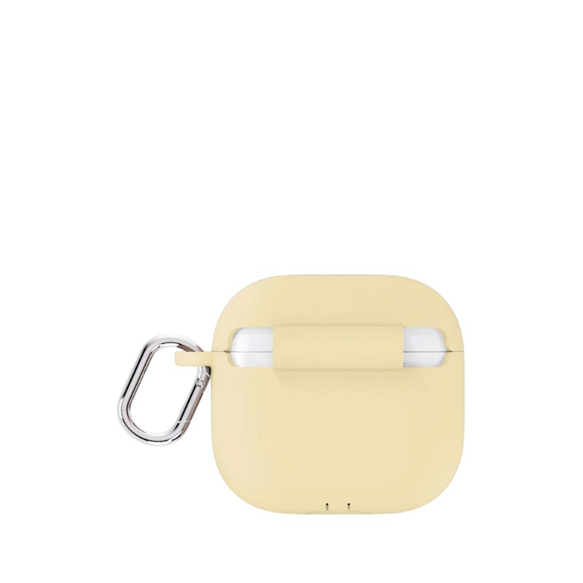 Apple AirPods (5. & 4. Gen.) Holdit Silicone Case m. Karabinhage - Butter Yellow