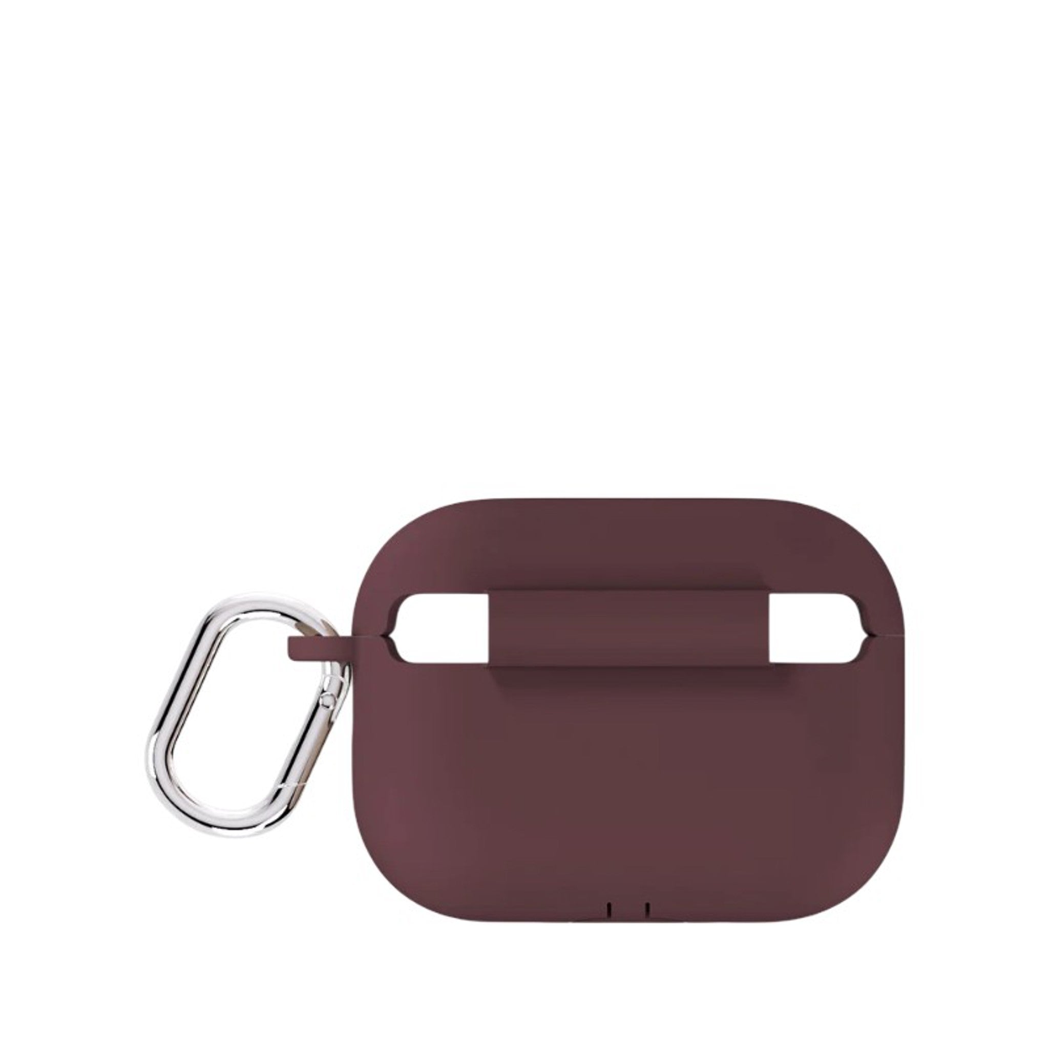 Apple AirPods Pro (3. Gen.) Holdit Silicone Case m. Karabinhage - Bordeaux