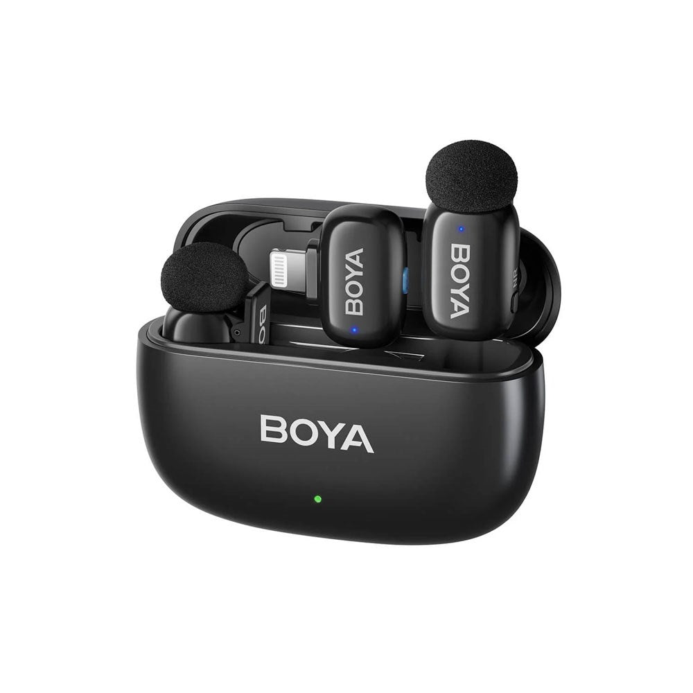 BOYA 15 Mini Trådløs Mikrofon m. Lightning - Sort