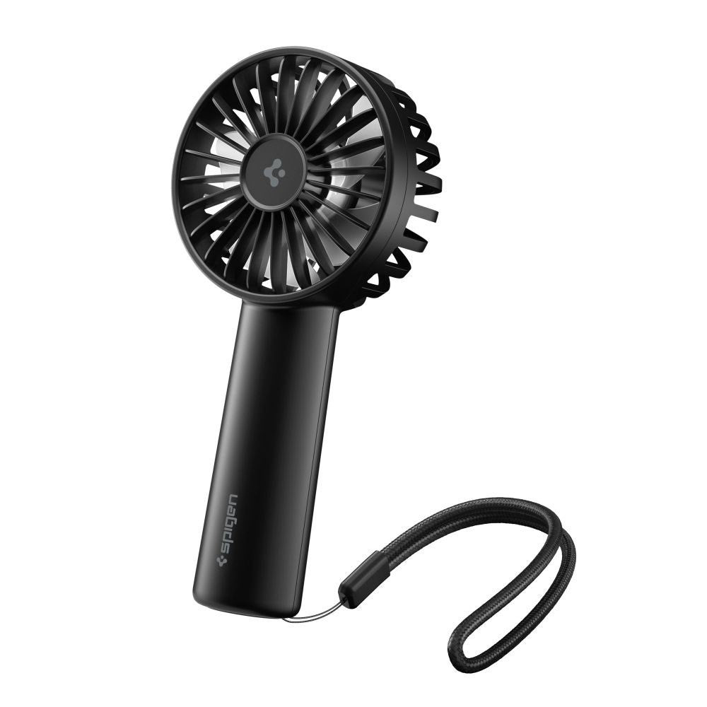 Spigen A905 Mini Bærbar Håndholdt Blæser m. Strop - Sort
