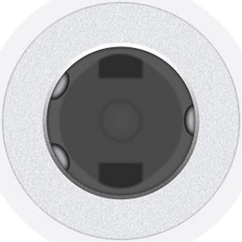 Original Apple Lightning til 3.5 mm Jack-Mellemstik til Hovedtelefoner - Hvid