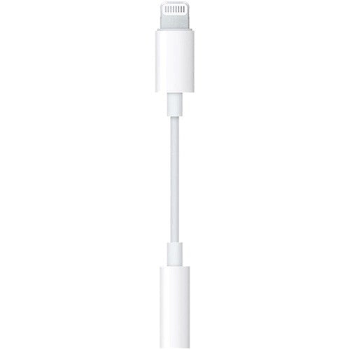 Original Apple Lightning til 3.5 mm Jack-Mellemstik til Hovedtelefoner - Hvid