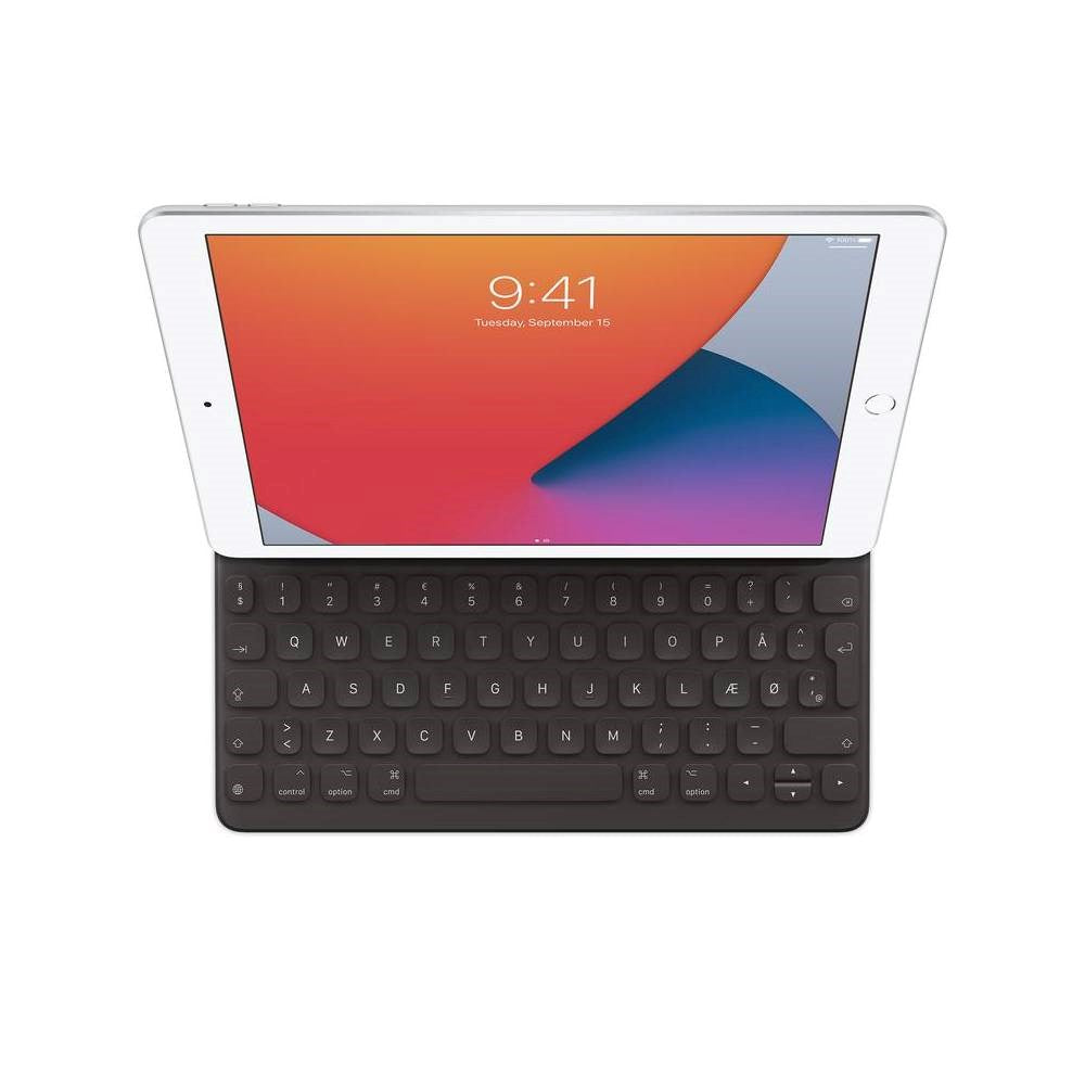 iPad 10.2" (2021 / 2020 / 2019) / Air (2019) / Pro 10.5" Apple Cover m. Tastatur - Dansk Tastatur - Sort