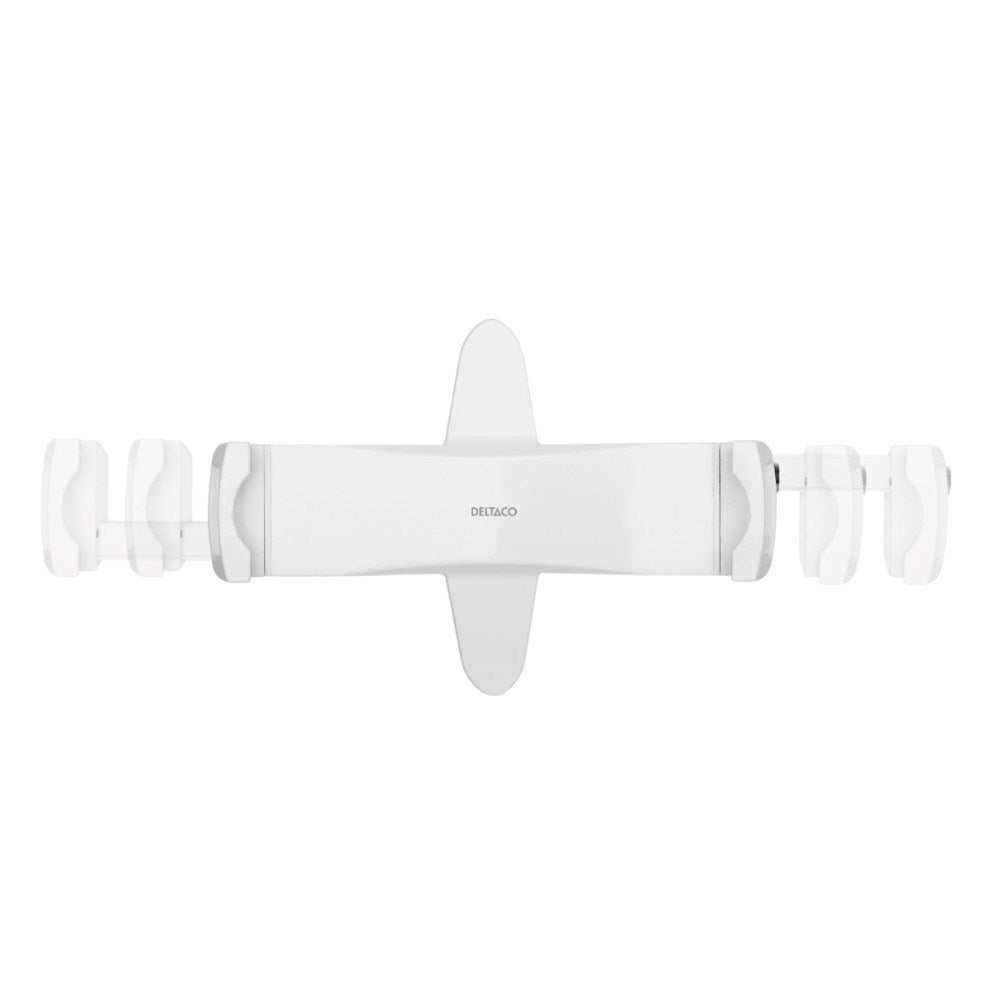 Deltaco Låsbar Adapter Klemme til Tablet - Mål: 7.9 - 12.5" - Hvid