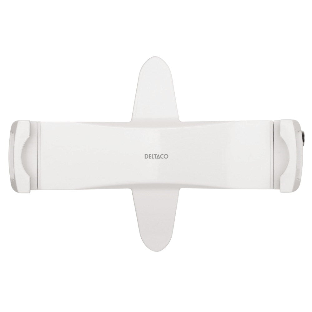 Deltaco Låsbar Adapter Klemme til Tablet - Mål: 7.9 - 12.5" - Hvid