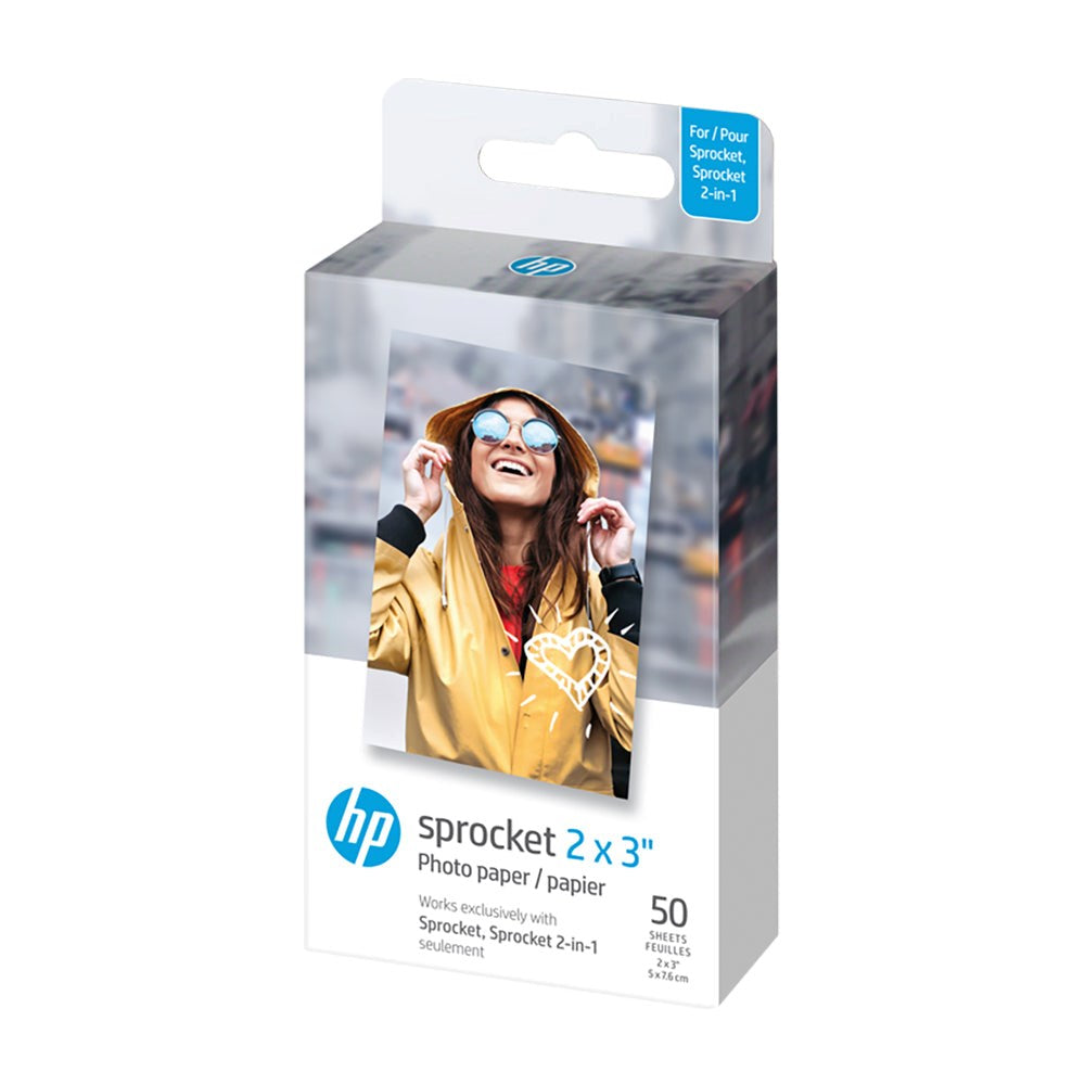 HP Sprocket / Spocket 2-in-1 Fotopapir 5 x 7,6 cm - 50 Pack