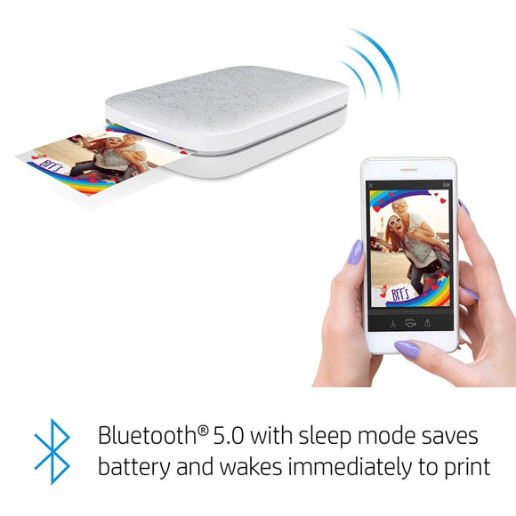 HP Sprocket Mobil Fotoprinter 5 x 7,6 cm m. Fotopapir