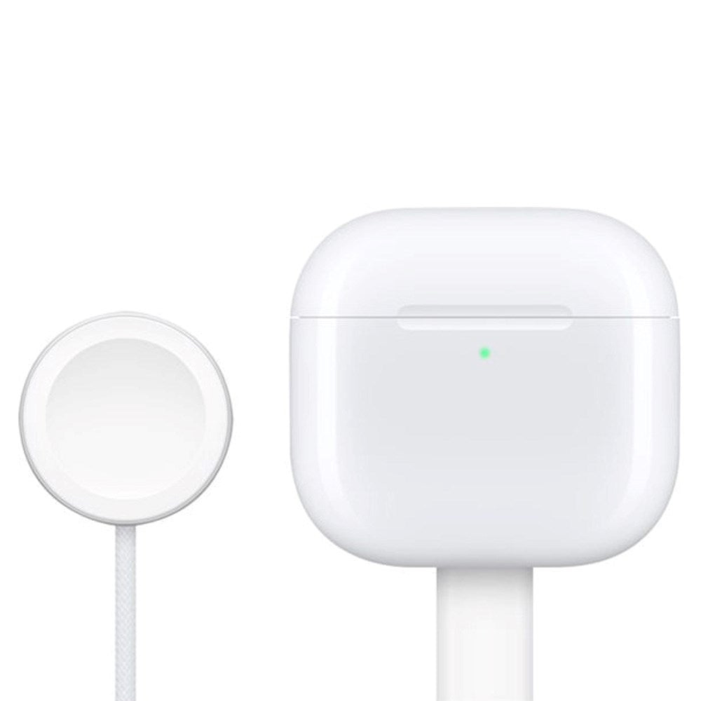 Apple AirPods 4 med Aktiv Støjreduktion  In-Ear Headset m. Trådløst Opladningsetui - Hvid