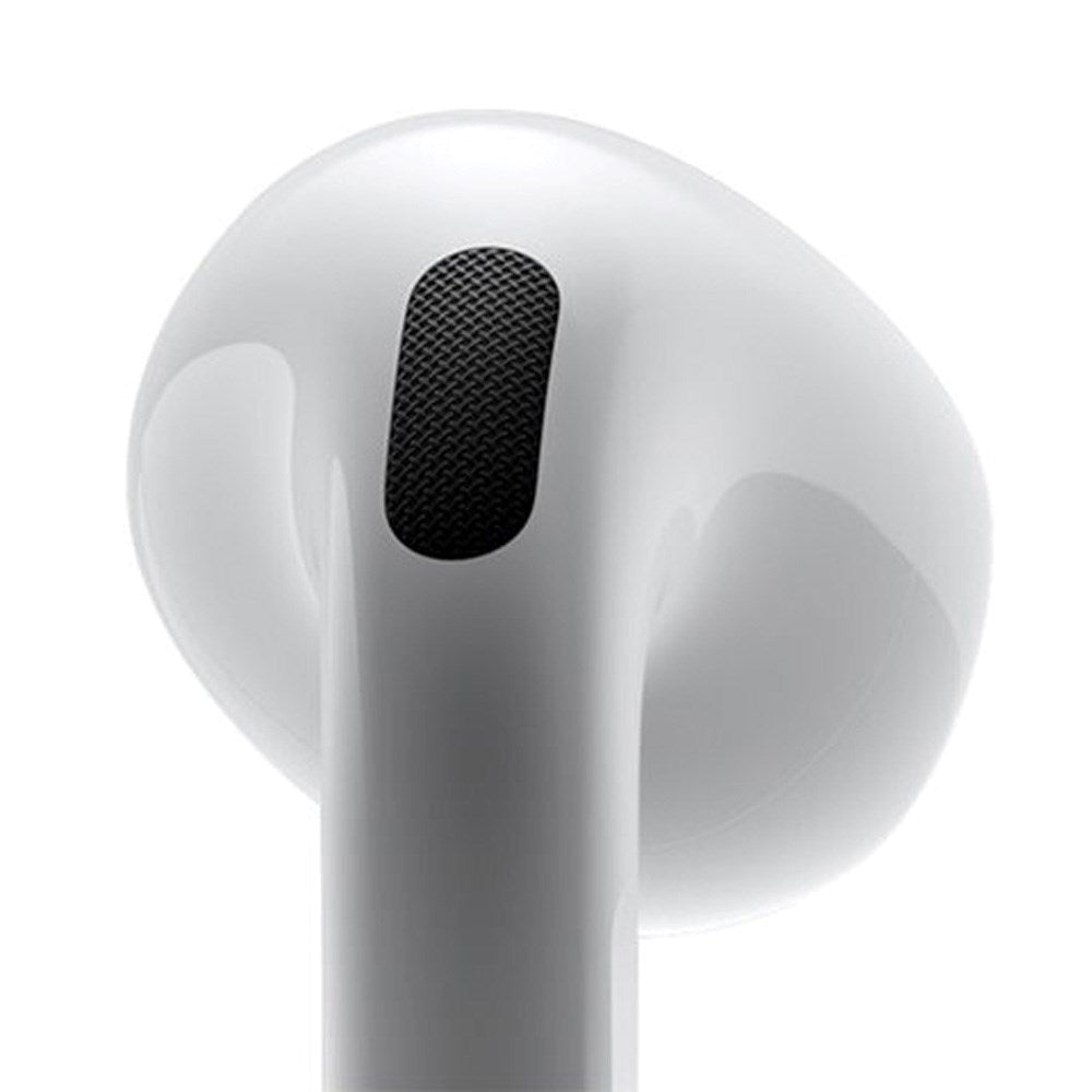 Apple AirPods 4 med Aktiv Støjreduktion  In-Ear Headset m. Trådløst Opladningsetui - Hvid