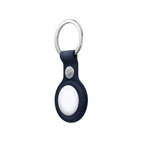 Original Apple AirTag 1. & 2. Gen. FineWoven Cover m. Nøglering - Deep Blue (MA7H4ZM/A)