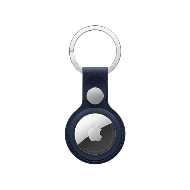Original Apple AirTag 1. & 2. Gen. FineWoven Cover m. Nøglering - Deep Blue (MA7H4ZM/A)