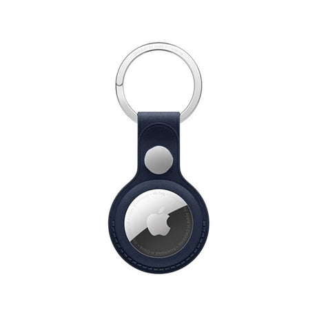 Original Apple AirTag 1. & 2. Gen. FineWoven Cover m. Nøglering - Deep Blue (MA7H4ZM/A)