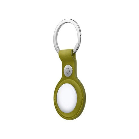 Original Apple AirTag 1. & 2. Gen. FineWoven Cover m. Nøglering - Chartreuse (MA7L4ZM/A)