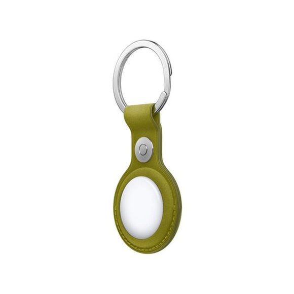 Original Apple AirTag 1. & 2. Gen. FineWoven Cover m. Nøglering - Chartreuse (MA7L4ZM/A)
