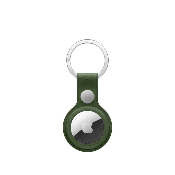 Original Apple AirTag 1. & 2. Gen. FineWoven Key Ring - Moss (MGFX4ZM/A)