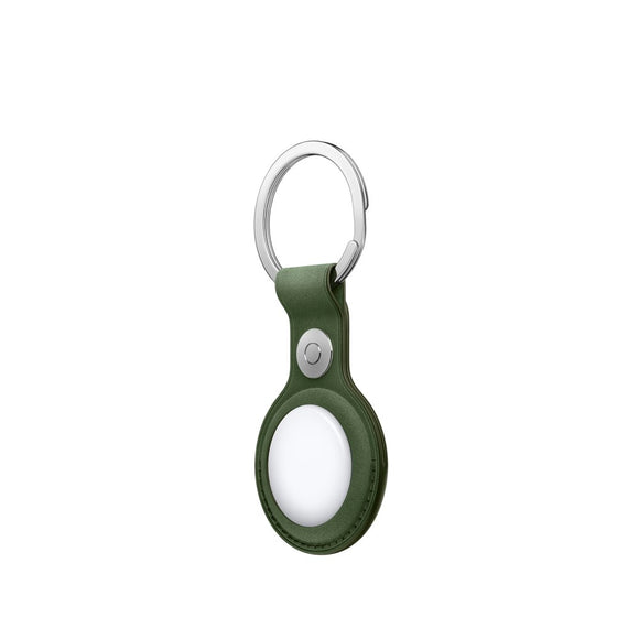 Original Apple AirTag 1. & 2. Gen. FineWoven Key Ring - Moss (MGFX4ZM/A)