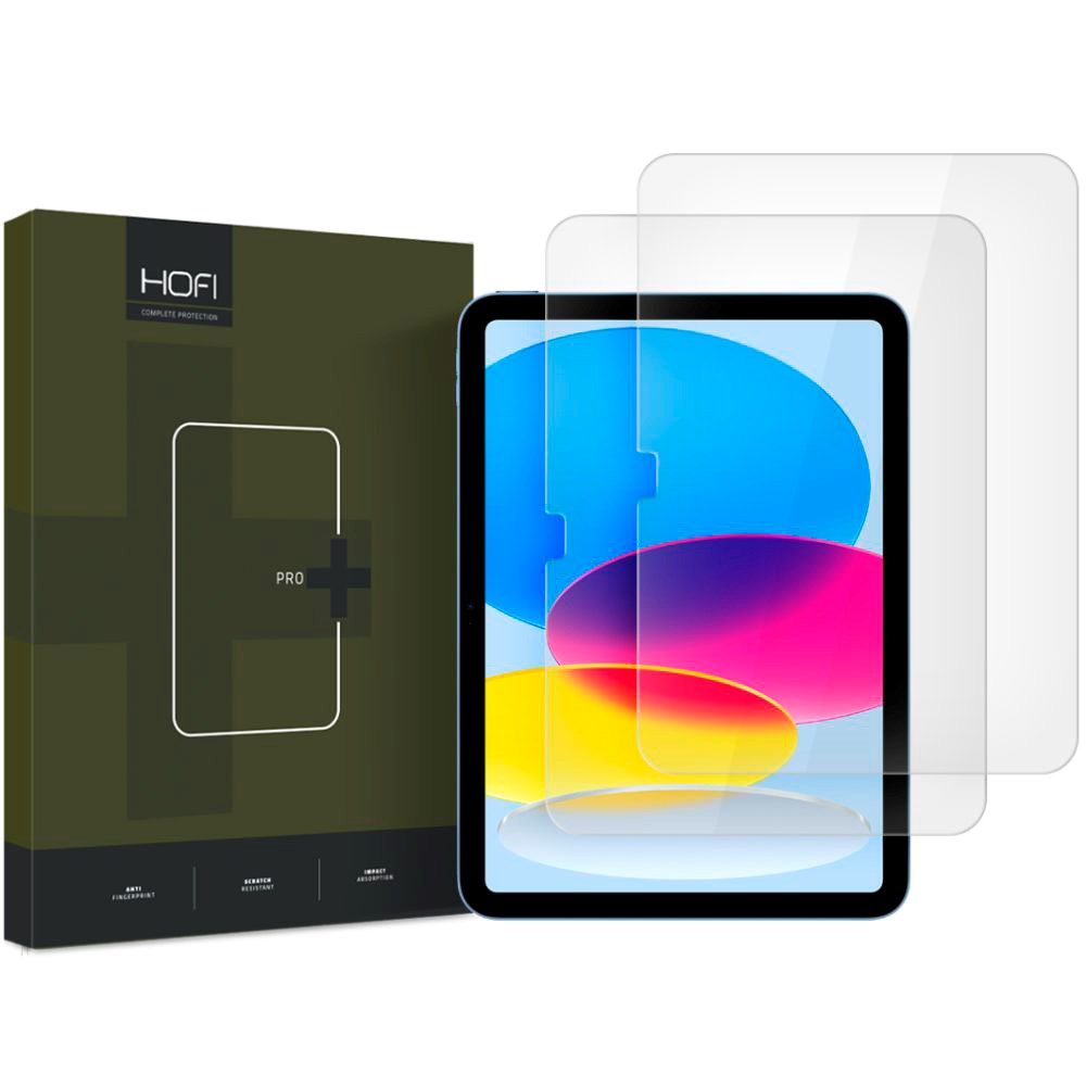 HOFI Glass Pro+ Skærmbeskyttelse 2-Pack til iPad 11" (2025) / iPad 10.9" (2024/2022) - Klar