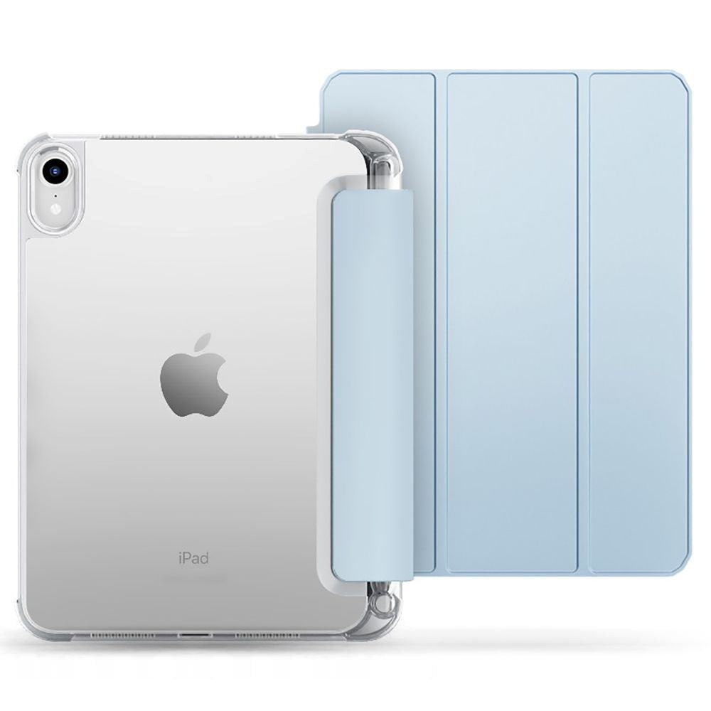 iPad 11" (2025) / iPad 10.9" (2024/2022) Tech-Protect SC Hybrid Cover m. Apple Pencil Holder - Blå / Gennemsigtig