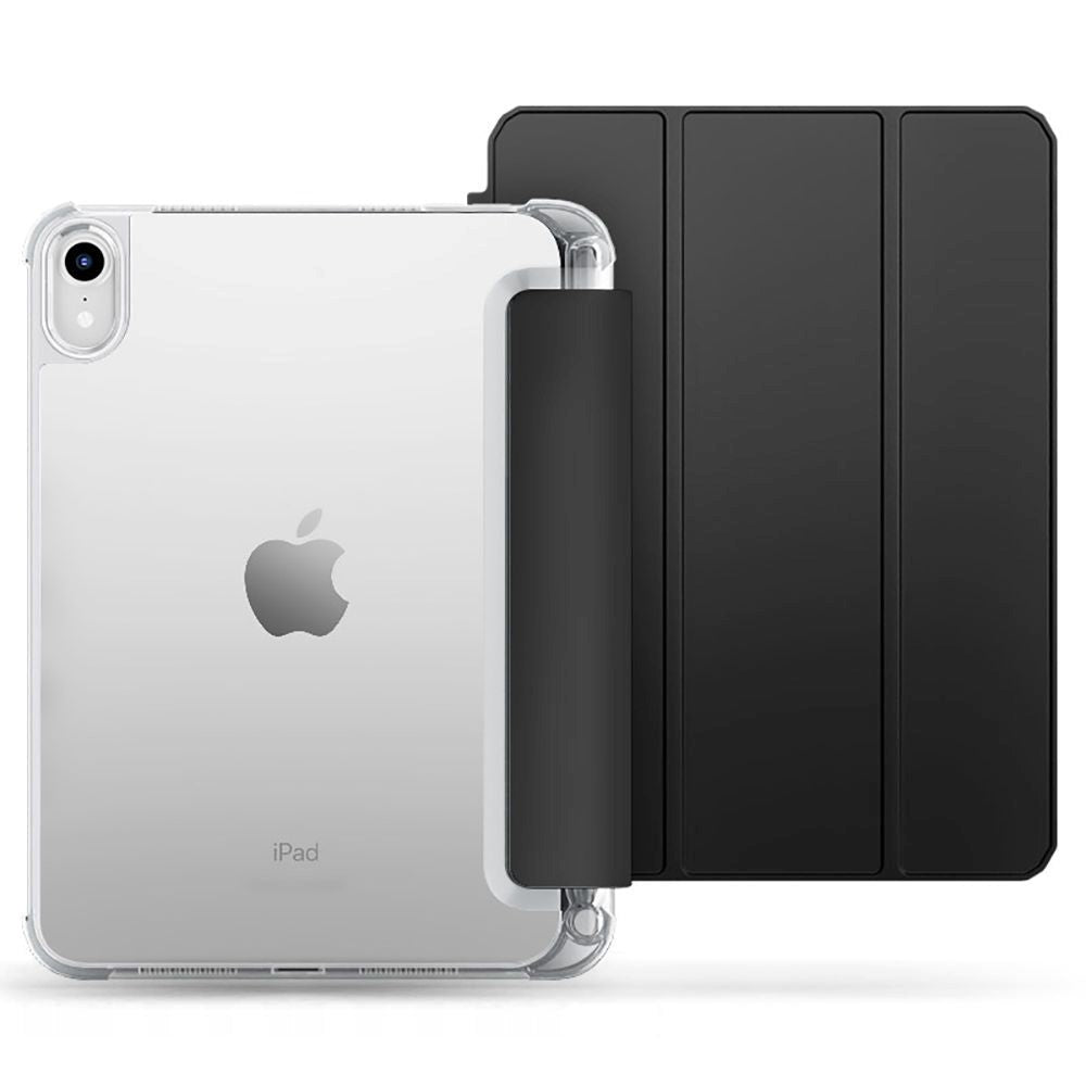 iPad 11" (2025) / iPad 10.9" (2024/2022) Tech-Protect SC Hybrid Cover m. Apple Pencil Holder - Sort / Gennemsigtig