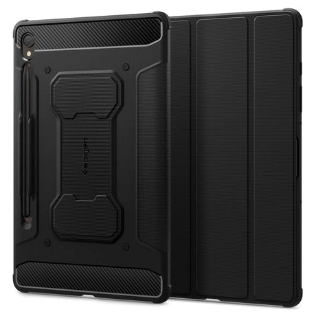 Samsung Galaxy Tab S9 Spigen Rugged Armor Pro Cover m. S-Pen Holder - Sort - (DEMO)