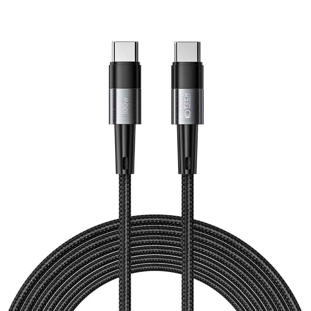Tech-Protect Ultraboost PD 100W/5A USB-C til USB-C Kabel 3m - Sort