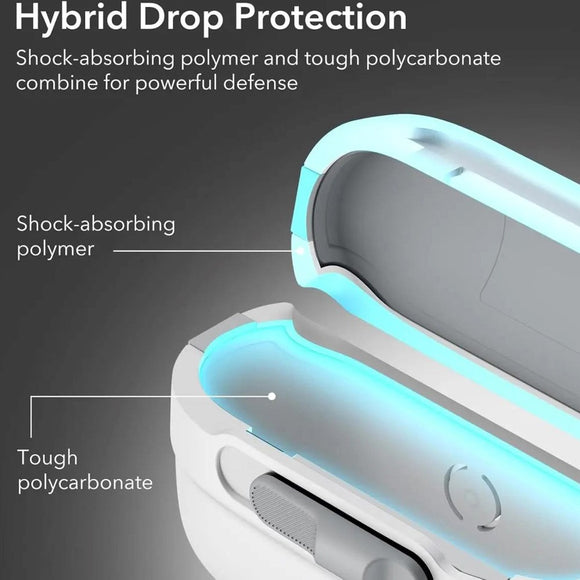 ESR AirPods Pro (1. & 2. Gen.) HaloLock Pulse Cover - MagSafe Kompatibel - Hvid