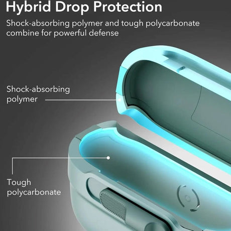 ESR AirPods Pro (1. & 2. Gen.) HaloLock Pulse Cover - MagSafe Kompatibel - Grøn