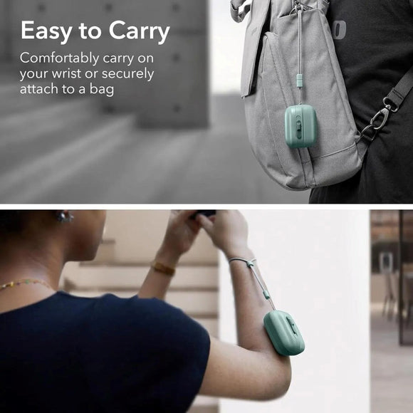 ESR AirPods Pro (1. & 2. Gen.) HaloLock Pulse Cover - MagSafe Kompatibel - Grøn
