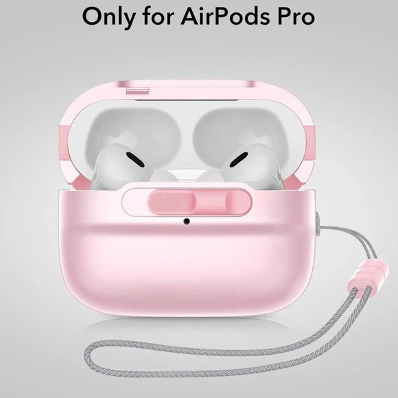 ESR AirPods Pro (1. & 2. Gen.) HaloLock Pulse Cover - MagSafe Kompatibel - Lyserød