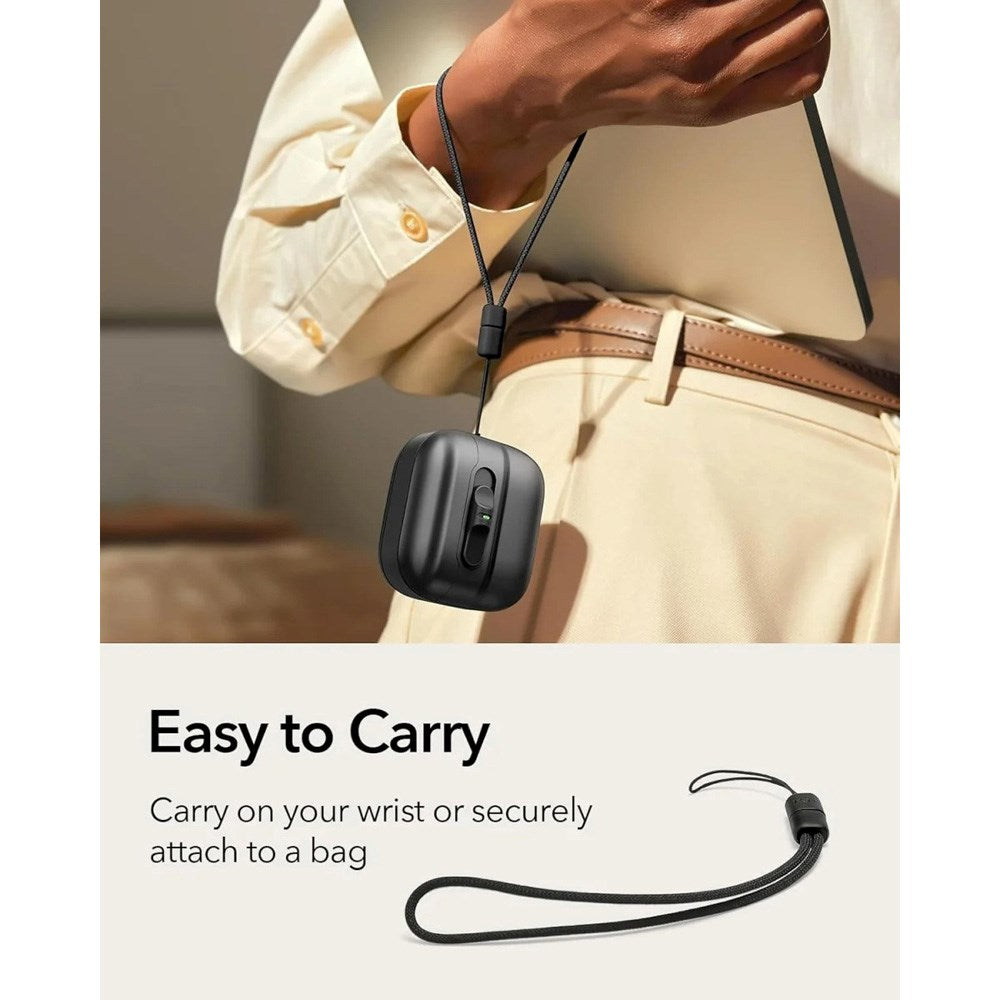 ESR AirPods (4. Gen.) HaloLock Pulse Cover - MagSafe Kompatibel - Sort