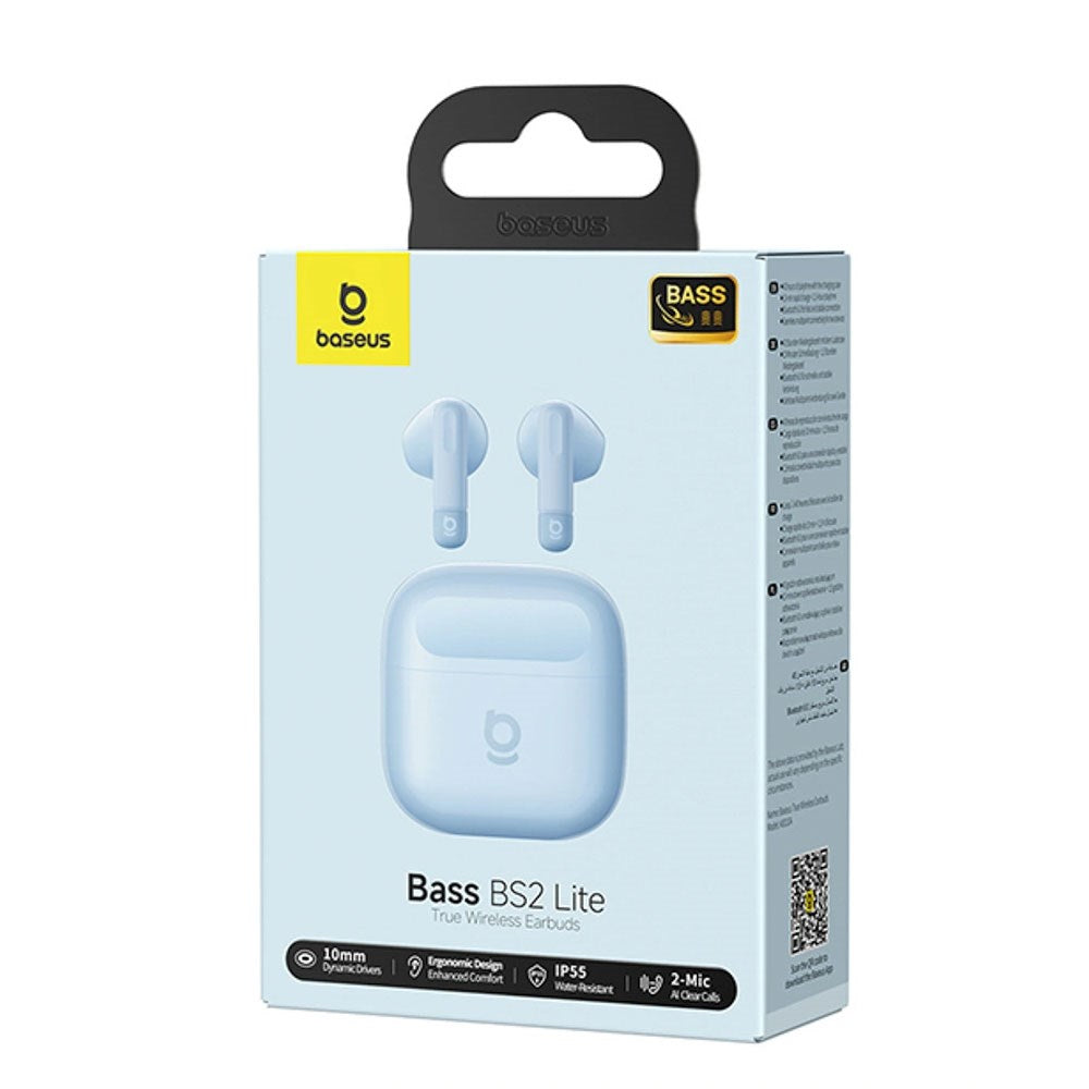 Baseus Bass BS2 Lite True Wireless Høretelefoner - Blå