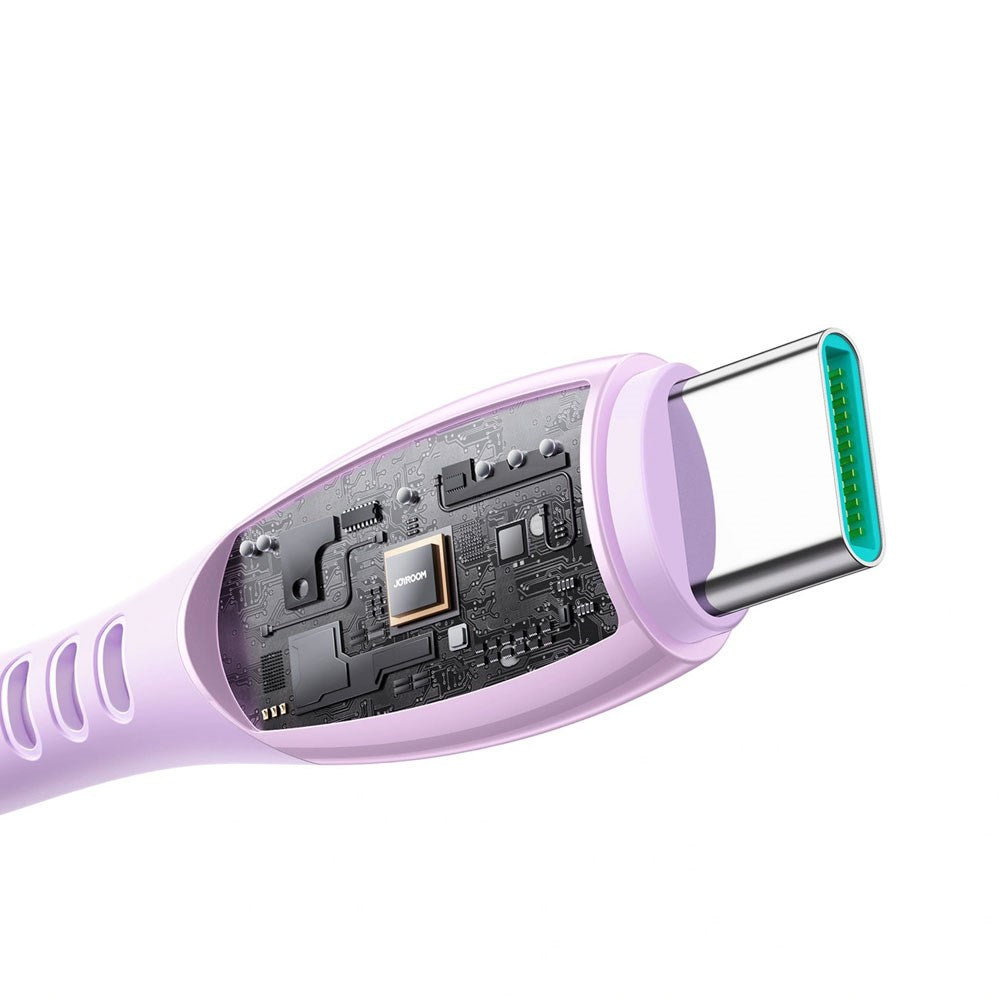 Joyroom 60W USB-C til USB-C Kabel - 1.2m - Lilla