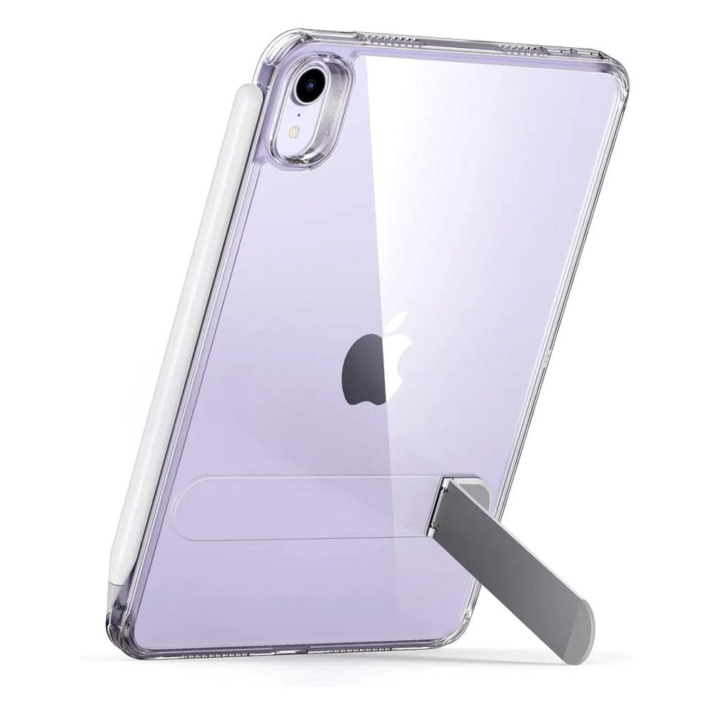 iPad Mini (2024 / 2021) ESR Hybrid Cover m. Kickstand - Gennemsigtig / Grå